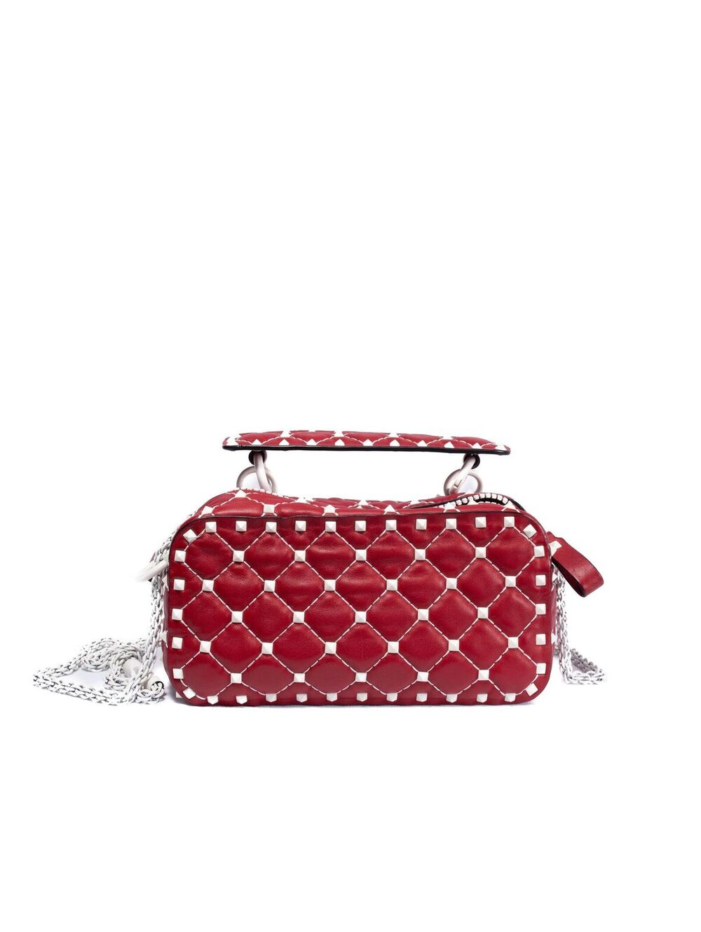 Burgundy studded Valentino crossbody
